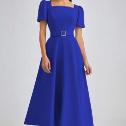 Cobalt Blue Power Dress