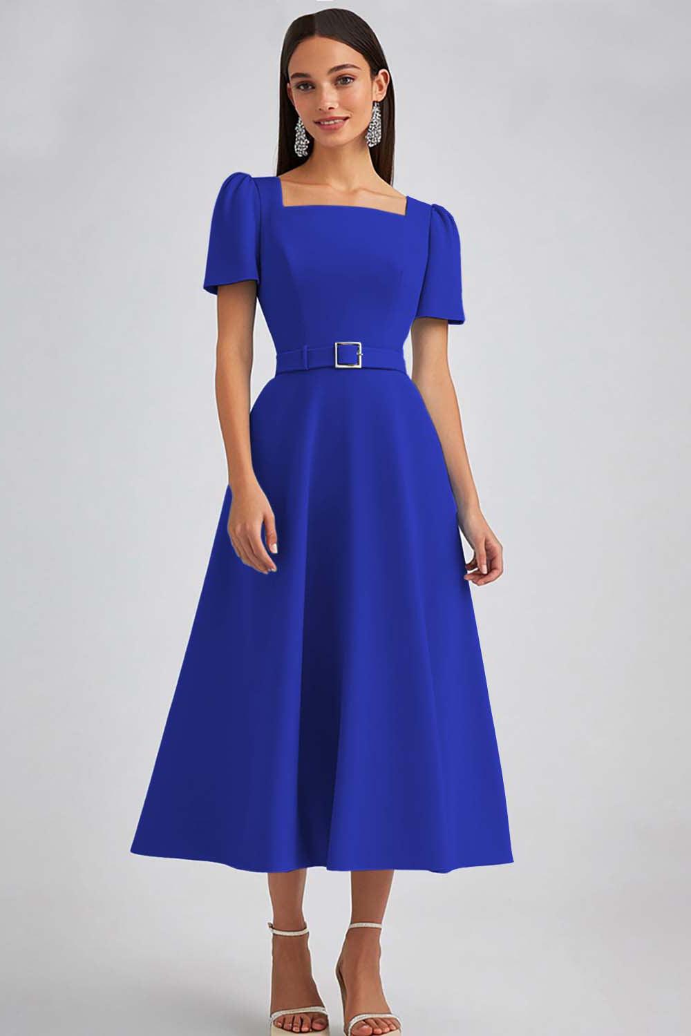 Cobalt Blue Power Dress